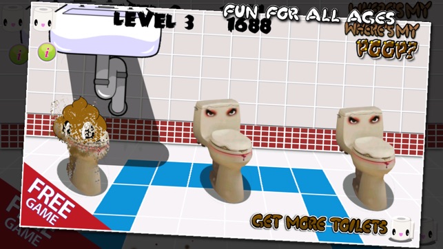 Where's My Poop - Toilet Sniper HD Free(圖2)-速報App