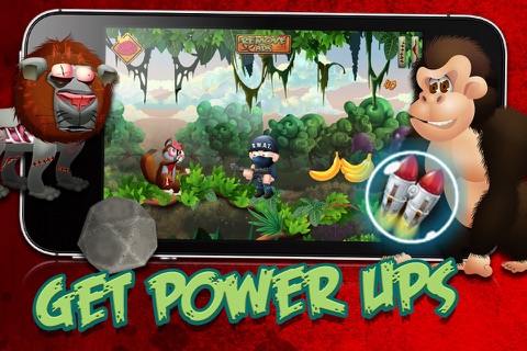 My Animal Zombies and Friends Climb Banana Town Hill HD - FREE Game ! screenshot 3