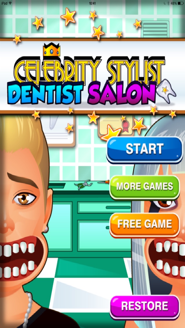 Aaah! Celebrity Dentist HD-Ace Awesome Game for Boys and Little Flower Girls 1.1 IOS -