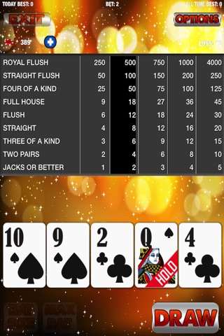 Gold And Fire Poker Casino - Dark Gambling With 6 Best FREE Poker Video Games screenshot 4
