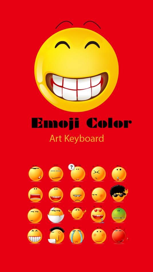 Emoji Color - Cool Emojis, Emoticon Smileys Art Symbols Text Keyboard - 1.30 - (iOS)