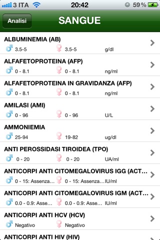 AnalisiCliniche screenshot 2