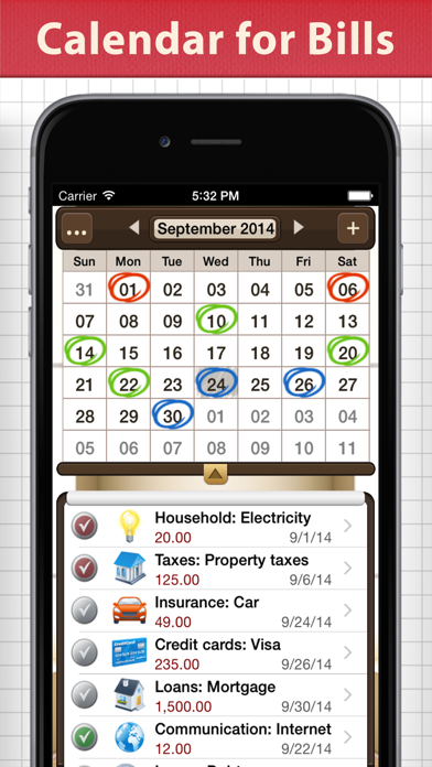 Bills for iPhoneのおすすめ画像1