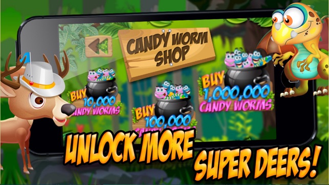 真實糖果蟲獵人PRO鹿王朝戰役 Deer Dynasty Battle of the Real Candy Worms (圖5)-速報App
