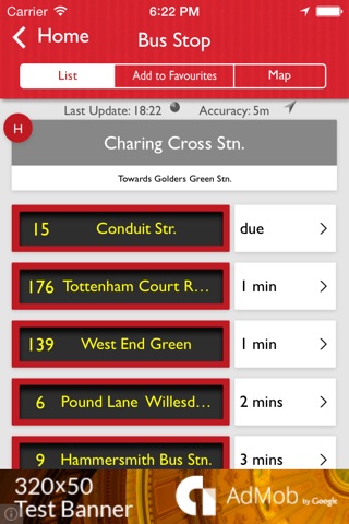 Bus Guru London Live Bus Countdown screenshot 2