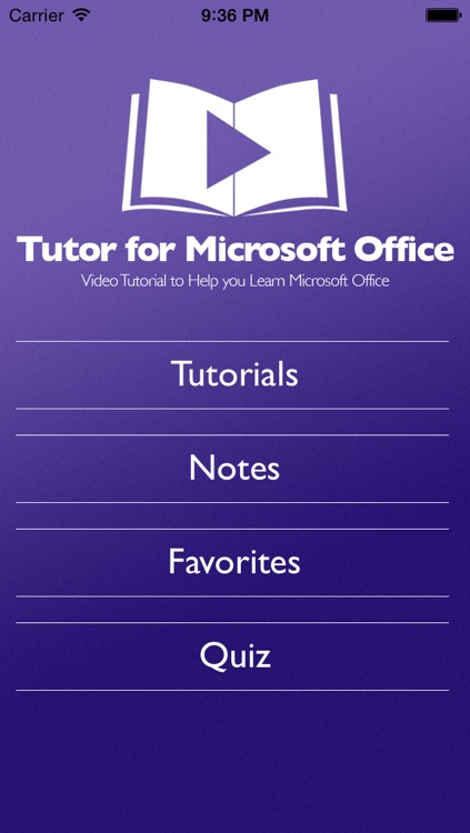 Tutor for Microsoft Office for iPad - Learn Excel, Word, and Powerpoint for iPad