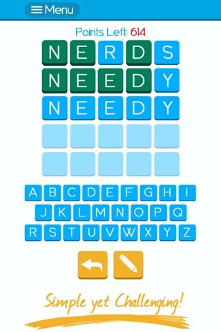 Five Letters - A Word Guessing Game with Zen and Time Attack Modes screenshot 2