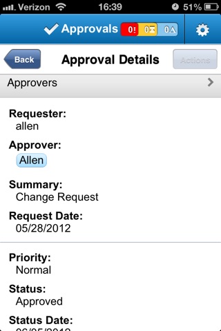 BMC Mobility for Approvals screenshot 4