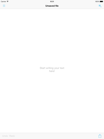 Screenshot #4 pour MyTexT Free - Text editor with Fleksy keyboard support