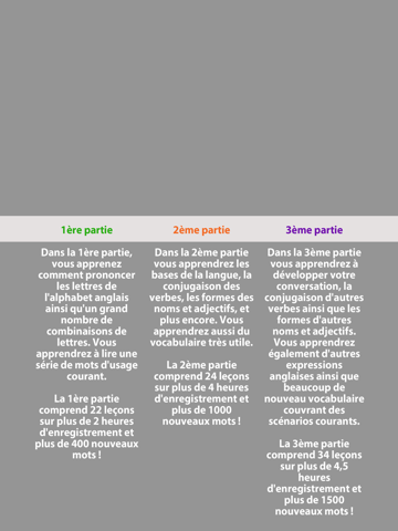 Screenshot #6 pour Le cours d’ANGLAIS- 3 niveaux : Débutant, intermédiaire ou avancé
