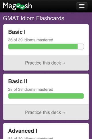 GMAT Idiom Flashcards screenshot 3