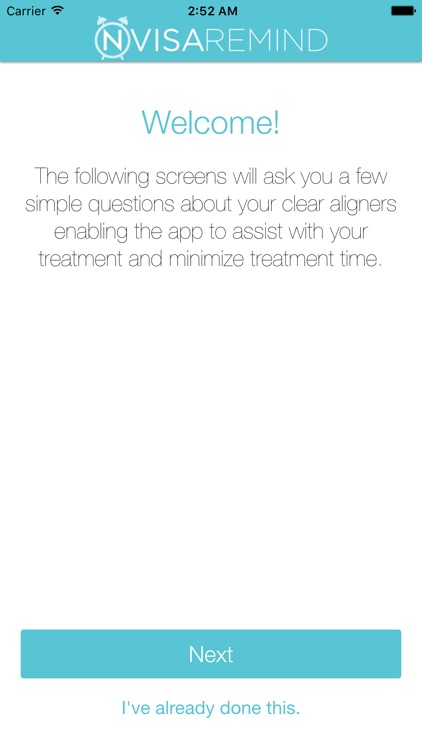 nVisaremind - Tray tracking for Invisalign® and other clear aligners