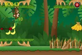 Game screenshot Мега Обезьяна джунгли Выполнить - банановое дерево Прыжки Мир, свободный hack