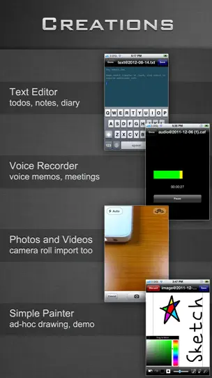 Скриншот File Manager - Folder Plus Lite на iPhone 3