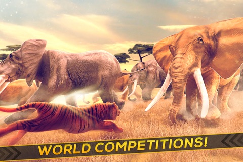 Tiger World | Free Tigers Simulator Racing Game For Kids screenshot 2