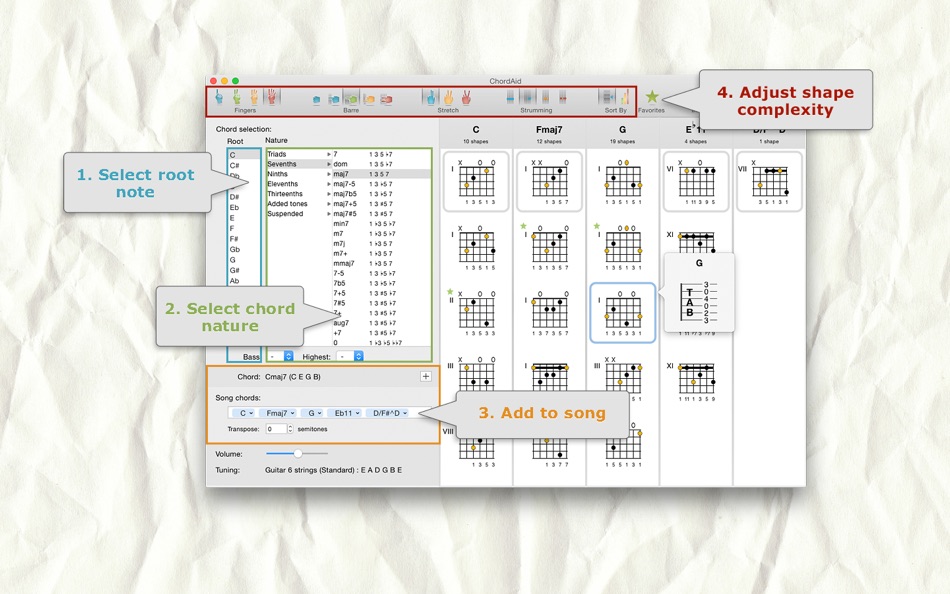 ChordAid for Mac OS X - 2.5 - (macOS)