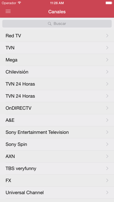 Screenshot #1 pour Televisión Chilena Gratis