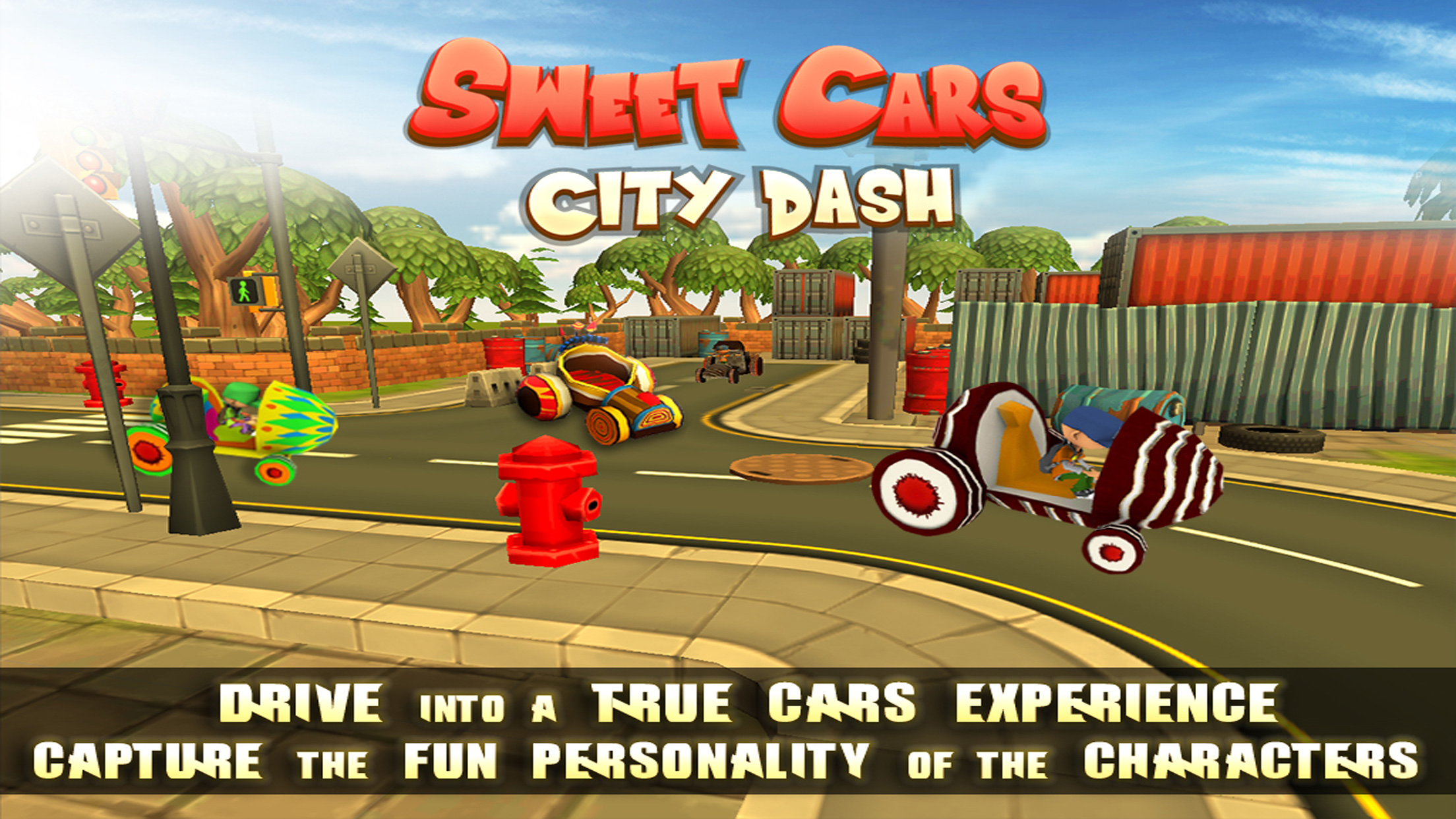 Sweet Cars City Dash screenshot 2