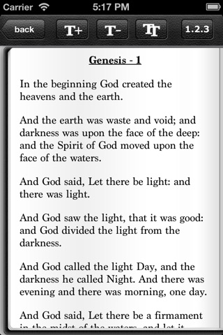 The Holy Bible - 18 different versions screenshot 2