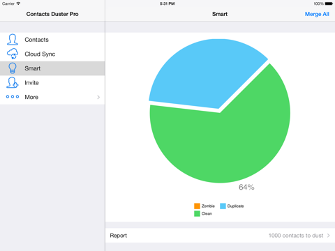 Screenshot #4 pour Contacts Duster -  L'outil de nettoyage de carnet d'adresses le plus facile