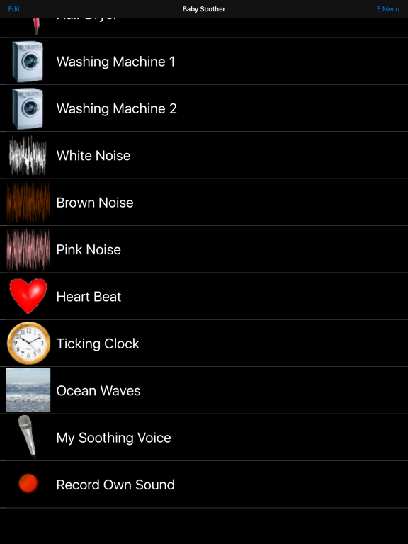 Baby Soother appy-now iPad screenshot 5 - Utilities app