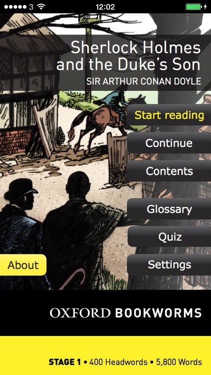 Sherlock Holmes and the Duke's Son: Stage 1 Reader (for iPhone)