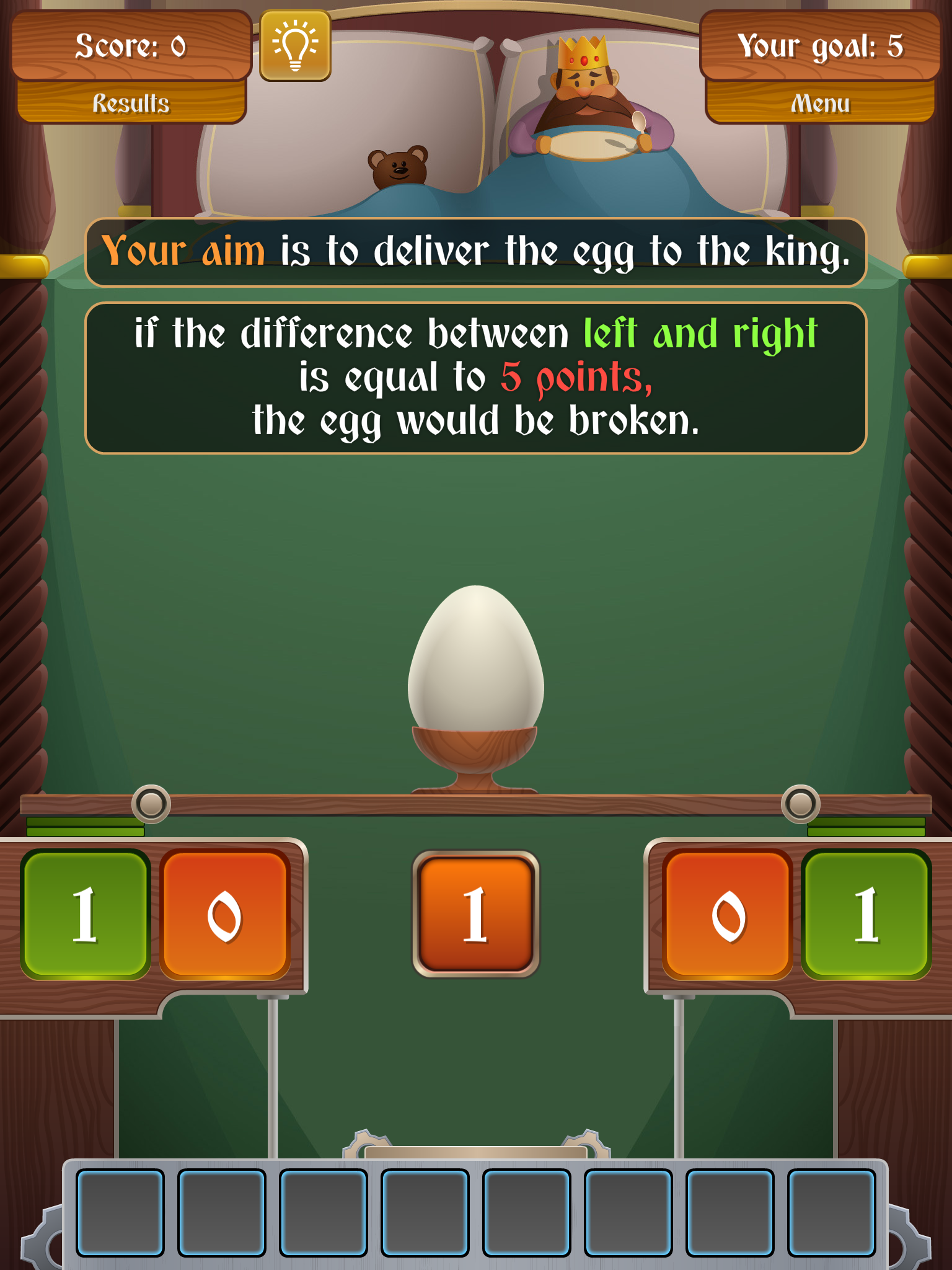 Eggy - bring the egg to the king!