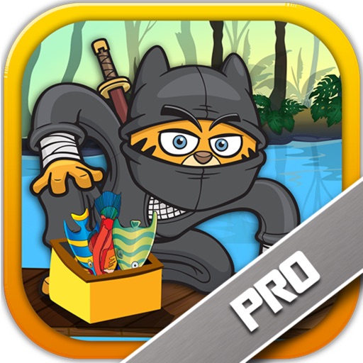 Ninja Kitty Fish Slicer Pro - Cute Kitten Fishing Quest icon