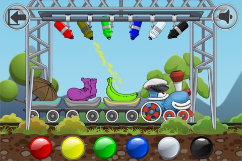 Rainbow Train: Teach Colors. screenshot 2