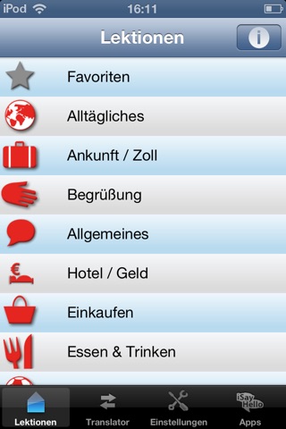 iSayHello German - Italian screenshot 2