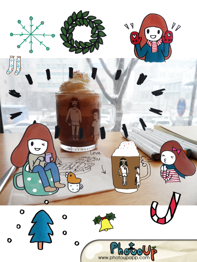 ‎NgiNgi Stamp by PhotoUp- Doodle and cute stamps for decoration photos Screenshot