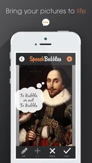 speech bubbles - caption your photos iphone screenshot 2