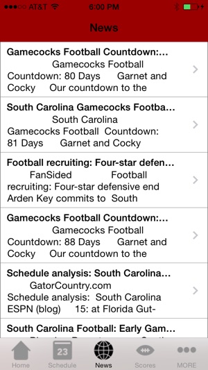 College Sports - South Carolina Football Edition(圖2)-速報App