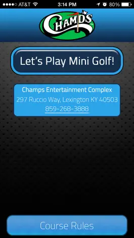 Game screenshot Champs Entertainment Complex Mini Golf Scorecard apk