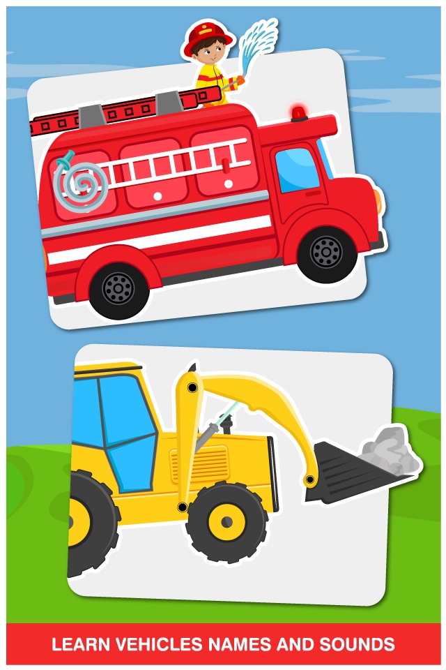 Peekaboo Trucks Cars and Things That Go for Kids screenshot 3