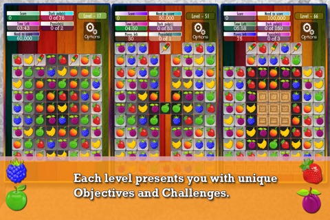 Fruit Drops - Match three puzzle game screenshot 2