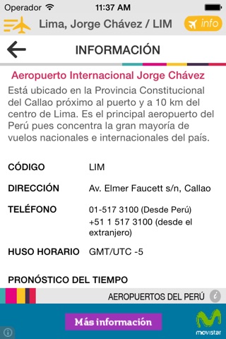 Aeropuertos del Perú .pe screenshot 4