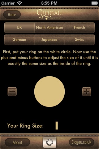 Clogau Ring Sizer screenshot 3