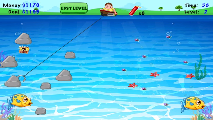 A Flabby Fat Man Fisherman Frenzy FREE- Prize Fly Fishing Sea Fish Star Arcade screenshot-4