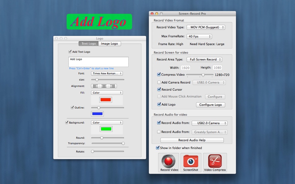 #5. Screen Recorder Pro - Screen Capture HD Video Lite (macOS) By: 舒轩 魏
