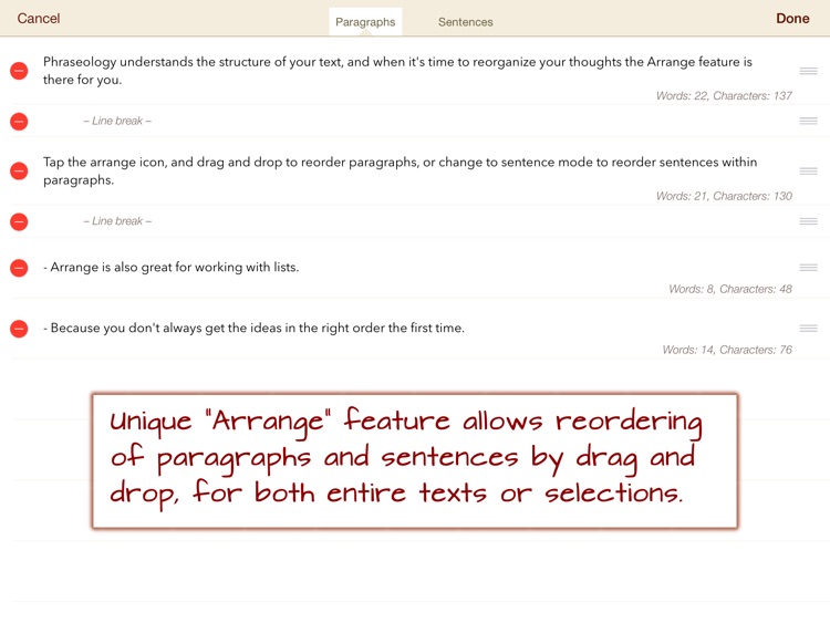 Phraseology - Text Editor with Writing Tools