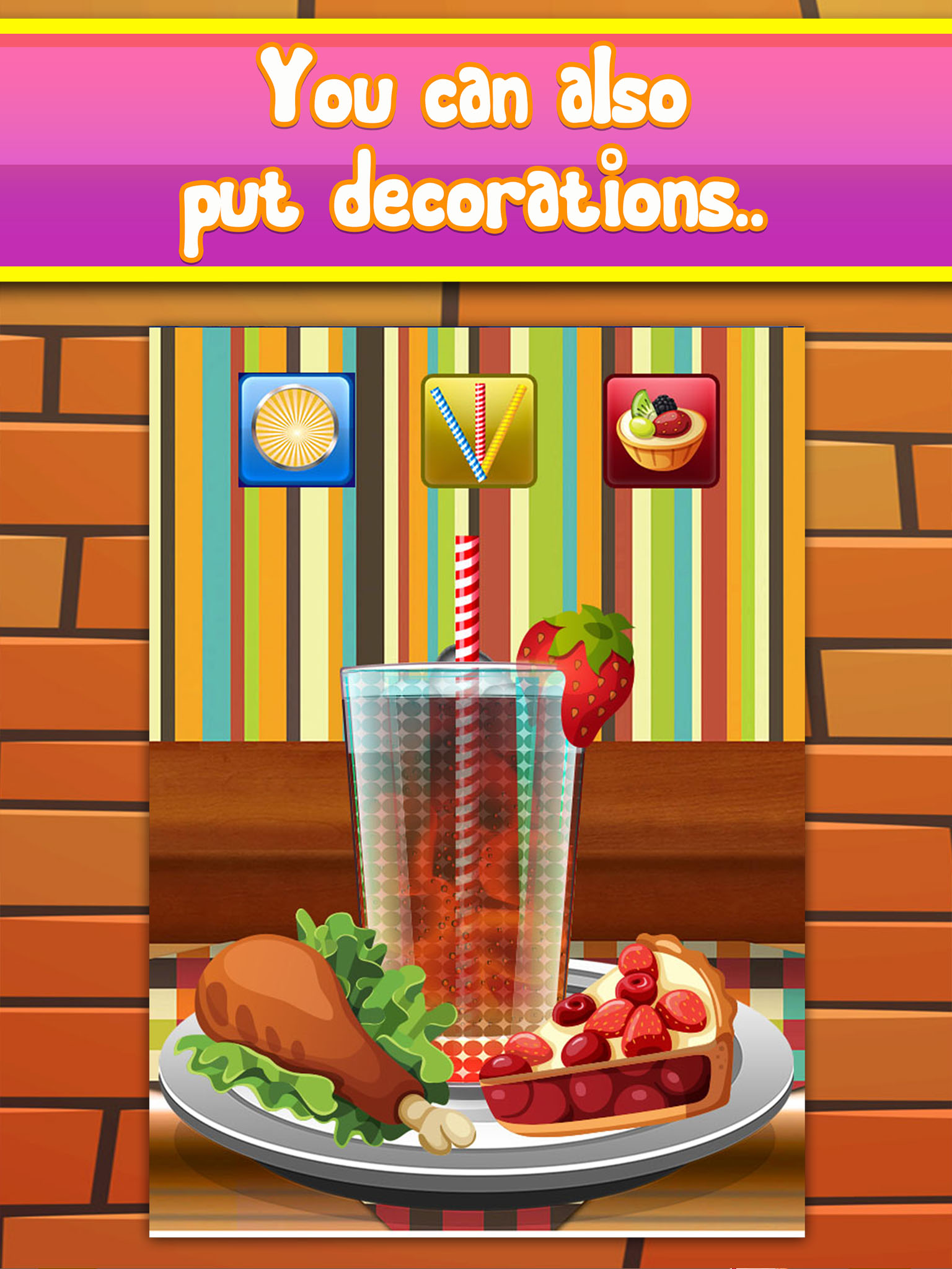 Movie Food Maker Dessert Salon - Make Cake & Milkshake Drinks!