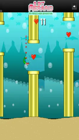 Game screenshot 8 Bit Mermaid : Tiny Princess Under Sea Adventure hack