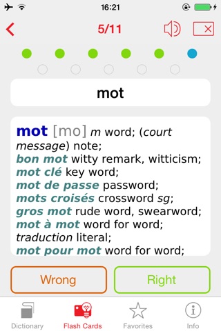 English <-> French Berlitz Mini Talking Dictionary screenshot 4