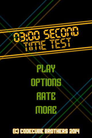 3 Second Time Test screenshot 3