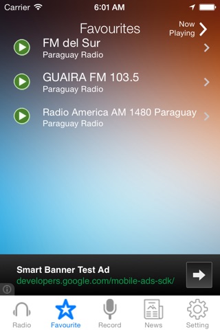 Paraguay Radio News Music Recorder screenshot 3