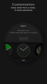 circles - smartwatch face and alarm clock iphone screenshot 2