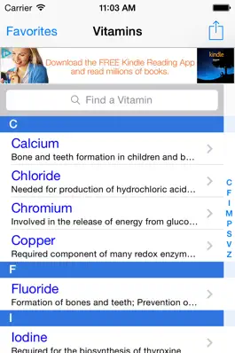 Game screenshot Vitamins & Minerals: Complete Food Vitamin Encyclopedia for Nutritional Health, Weight Loss & Wellness Guide mod apk