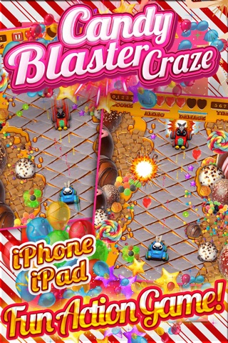 Candy Blaster Craze - Awesome Fast Driving And Shooting Game FREE screenshot 2