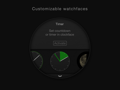 Screenshot #6 pour Circles - Smartwatch Face and Alarm Clock